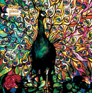 Game/Toy Adult Jigsaw Puzzle Louis Comfort Tiffany: Displaying Peacock 