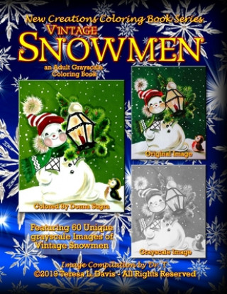 Carte New Creations Coloring Book Series: Vintage Snowmen Brad Davis