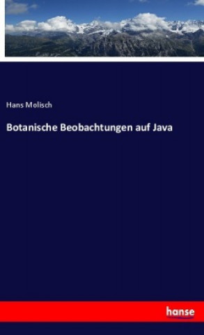 Knjiga Botanische Beobachtungen auf Java 