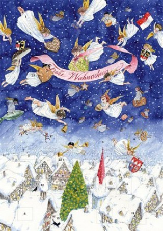 Calendar / Agendă Frohe Weihnachten - Adventskalender Franken Christa Unzner