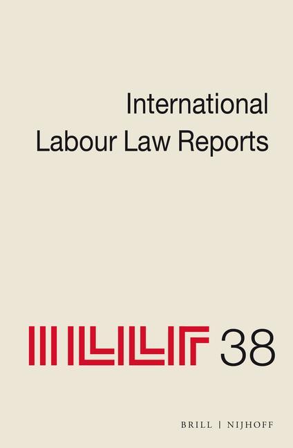 Kniha International Labour Law Reports, Volume 38 