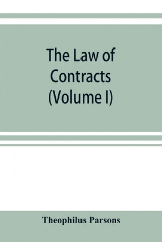 Książka law of contracts (Volume I) 