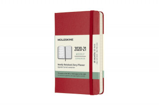 Kalendář/Diář Moleskine 2021 18-Month Weekly Pocket Hardcover Diary 