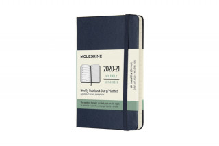 Naptár/Határidőnapló Moleskine 2021 18-Month Weekly Pocket Hardcover Diary 