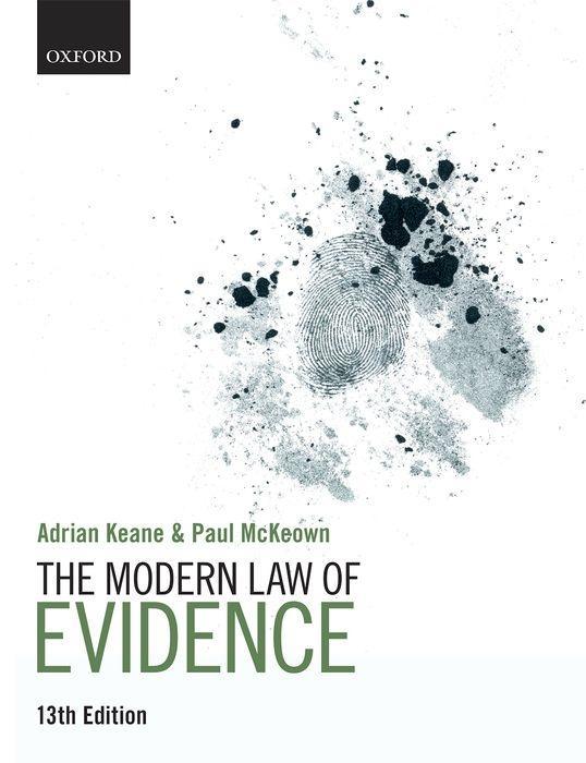 Carte Modern Law of Evidence Keane