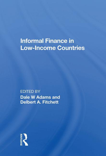 Kniha Informal Finance In Low-income Countries 
