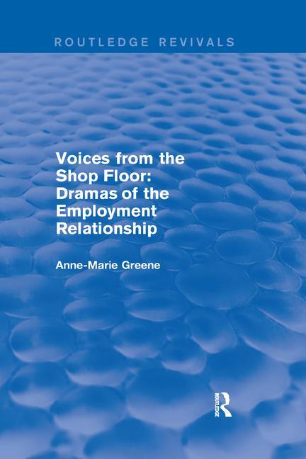 Książka Voices from the Shop Floor Anne Marie Greene