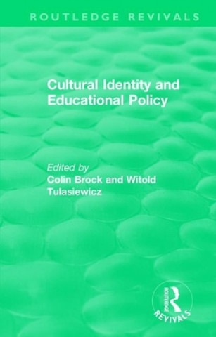 Kniha Cultural Identity and Educational Policy 