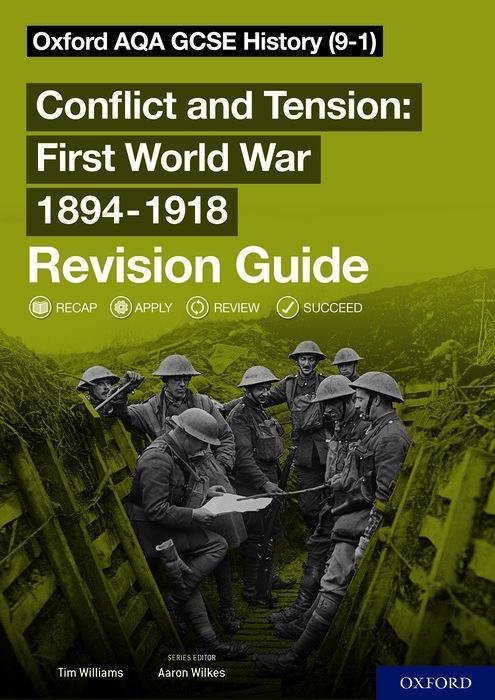 Książka Oxford AQA GCSE History: Conflict and Tension First World War 1894-1918 Revision Guide (9-1) 