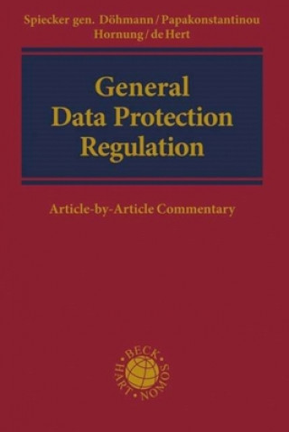 Kniha General Data Protection Regulation DOHMANN INDRA SPIECK