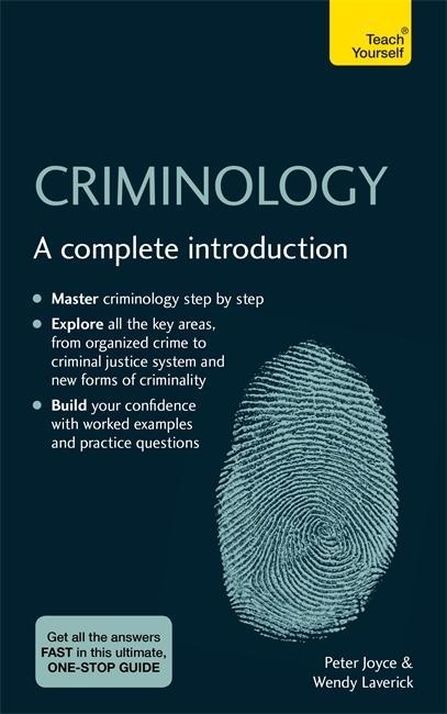 Book Criminology Peter Joyce