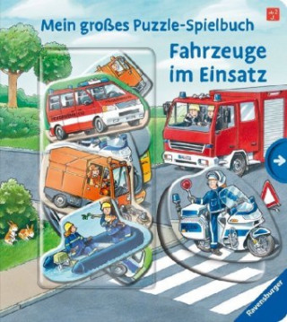 Kniha Mein großes Puzzle-Spielbuch: Fahrzeuge im Einsatz 