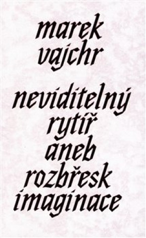 Book Neviditelný rytíř Marek Vajchr