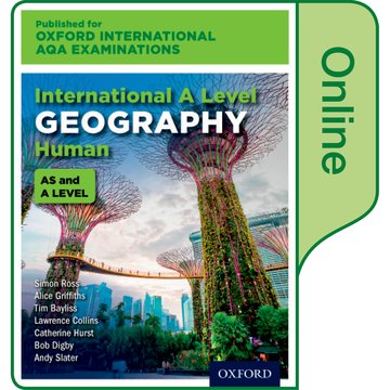 Book Oxford International AQA Examinations: International A Level Human Geography: Online Textbook 