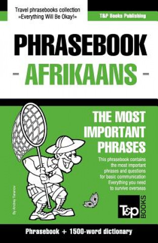 Kniha English-Afrikaans phrasebook and 1500-word dictionary 