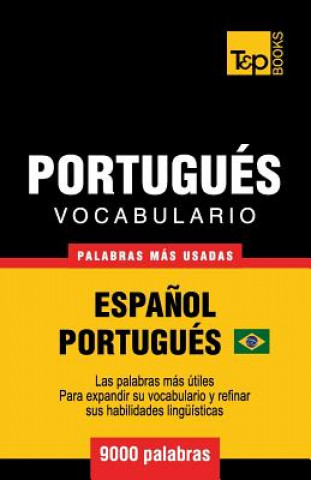 Carte Vocabulario Espanol-Portugues Brasilero - 9000 palabras mas usadas 