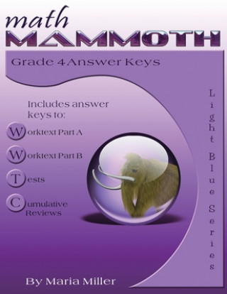 Knjiga Math Mammoth Grade 4 Answer Keys 