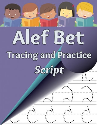 Kniha Alef Bet Tracing and Practice Script 