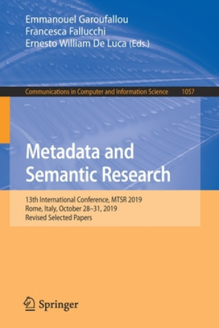 Buch Metadata and Semantic Research Emmanouel Garoufallou