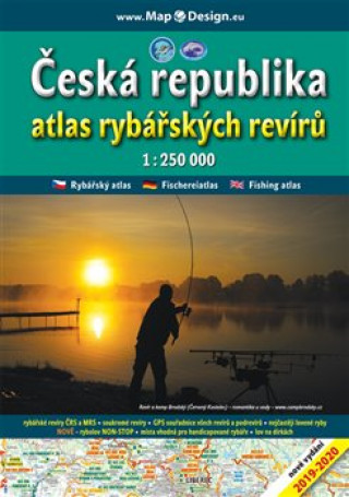 Kniha Česká republika - atlas rybářských revírů, 1:250.000 collegium