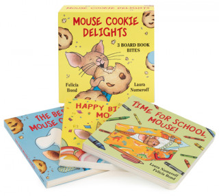 Könyv Mouse Cookie Delights: 3 Board Book Bites: The Best Mouse Cookie; Happy Birthday, Mouse!; Time for School, Mouse! Felicia Bond