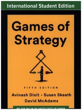 Kniha Games of Strategy Avinash K. Dixit