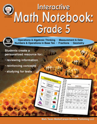 Kniha Interactive Math Notebook Resource Book, Grade 5 Carolyn Craig