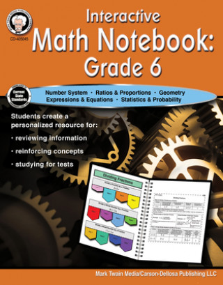 Könyv Interactive Math Notebook Resource Book, Grade 6 Carolyn Craig