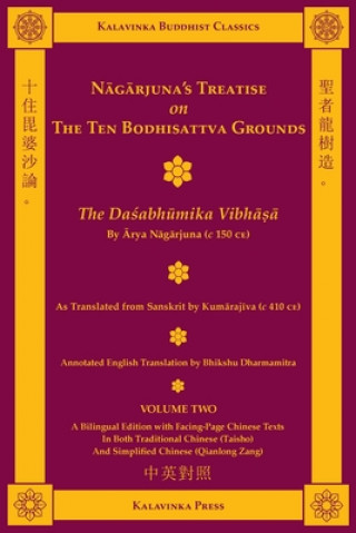 Könyv Nagarjuna's Treatise on the Ten Bodhisattva Grounds (Bilingual) - Volume Two 