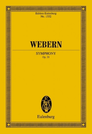 Materiale tipărite Symphonie Anton Webern