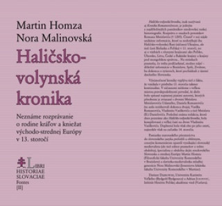 Book Haličsko-volynská kronika Martin Homza