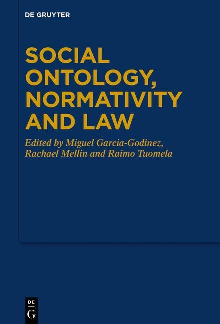Kniha Social Ontology, Normativity and Law Rachael Mellin