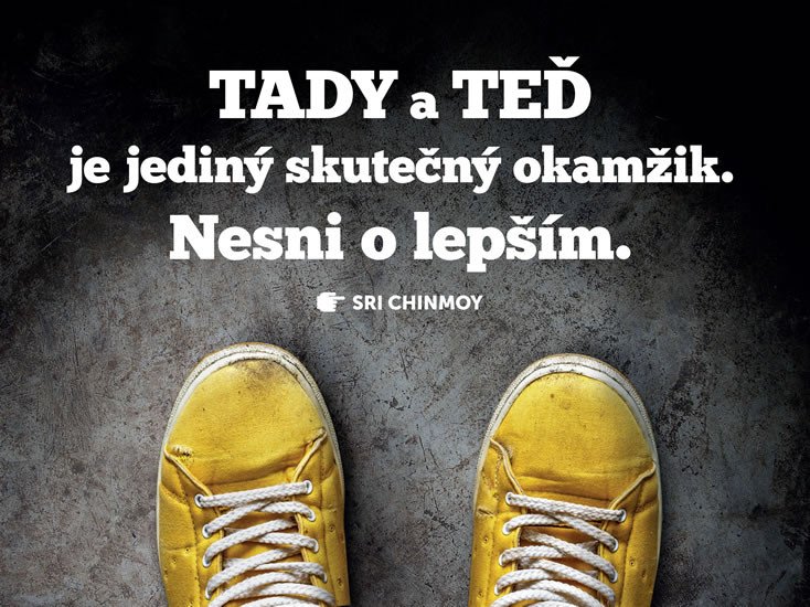 Βιβλίο Plechová cedulka - Tady a teď je jediný skutečný okamžik. Nesni o lepším 