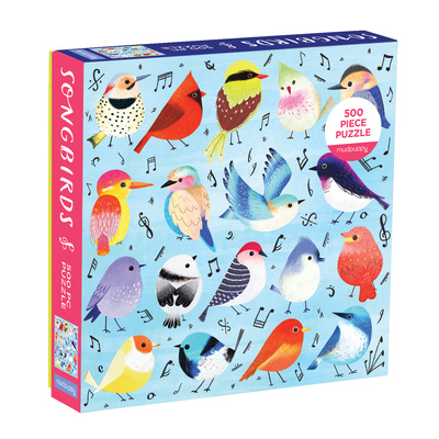 Játék Songbirds 500 Piece Family Puzzle Mudpuppy