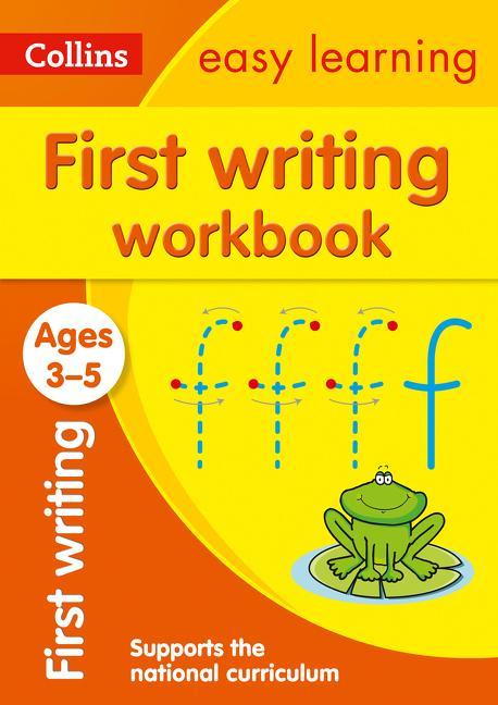 Book First Writing Workbook Ages 3-5 Collins Easy Learning