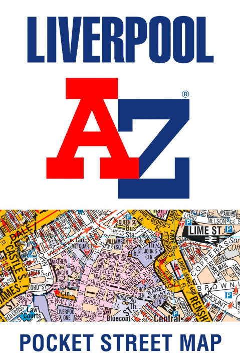 Nyomtatványok Liverpool A-Z Pocket Street Map Geographers' A-Z Map Co Ltd