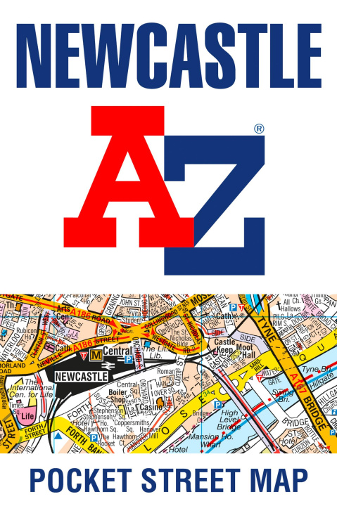 Nyomtatványok Newcastle upon Tyne A-Z Pocket Street Map Geographers' A-Z Map Co Ltd