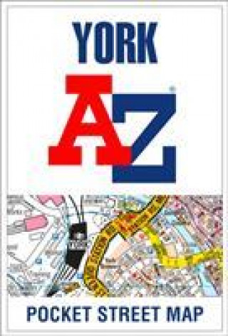 Prasa York A-Z Pocket Street Map Geographers' A-Z Map Co Ltd