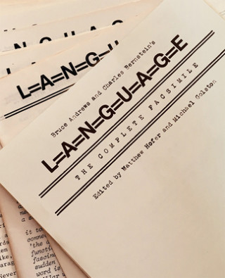 Buch Bruce Andrews and Charles Bernstein's L=A=N=G=U=A=G=E Matthew Hofer