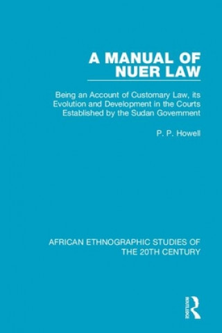 Libro Manual of Nuer Law P. P. Howell