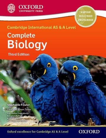 Carte Cambridge International AS & A Level Complete Biology Stephanie Fowler