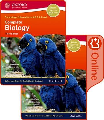 Książka Cambridge International AS & A Level Complete Biology Enhanced Online & Print Student Book Pack Stephanie Fowler