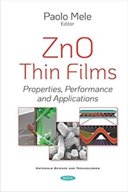 Boek ZnO Thin Films Paolo Mele