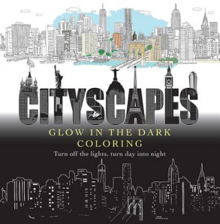 Book Cityscapes Glow in the Dark Coloring Claire Rollet