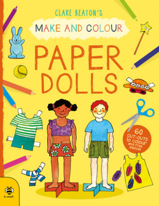 Книга Make & Colour Paper Dolls Clare Beaton
