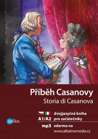 Kniha Příběh Casanovy Storia di Casnova Valeria De Tommaso