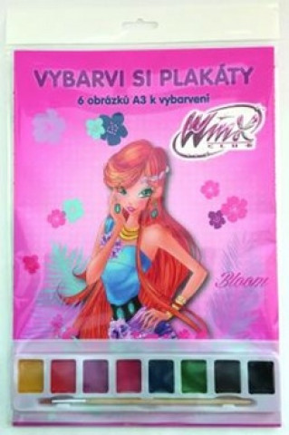 Stationery items Winx Club fashion Vybarvi si plakát 