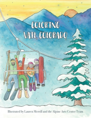 Libro Coloring Vail, Colorado Lauren Merrill