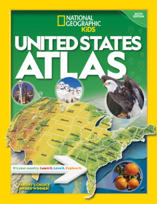 Carte National Geographic Kids U.S. Atlas 2020 