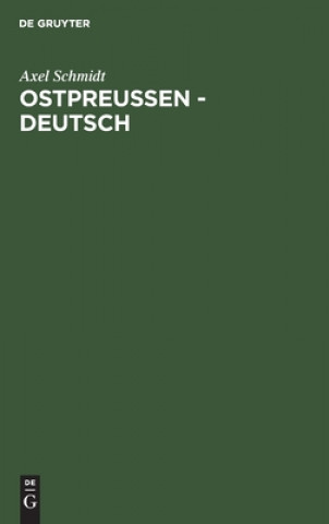 Carte Ostpreussen - Deutsch 